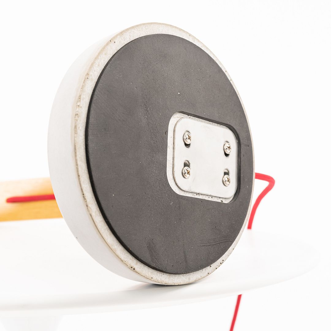 2019 Heavy Desk Light by Benjamin Hubert Studio for Decode London Concrete & Oak