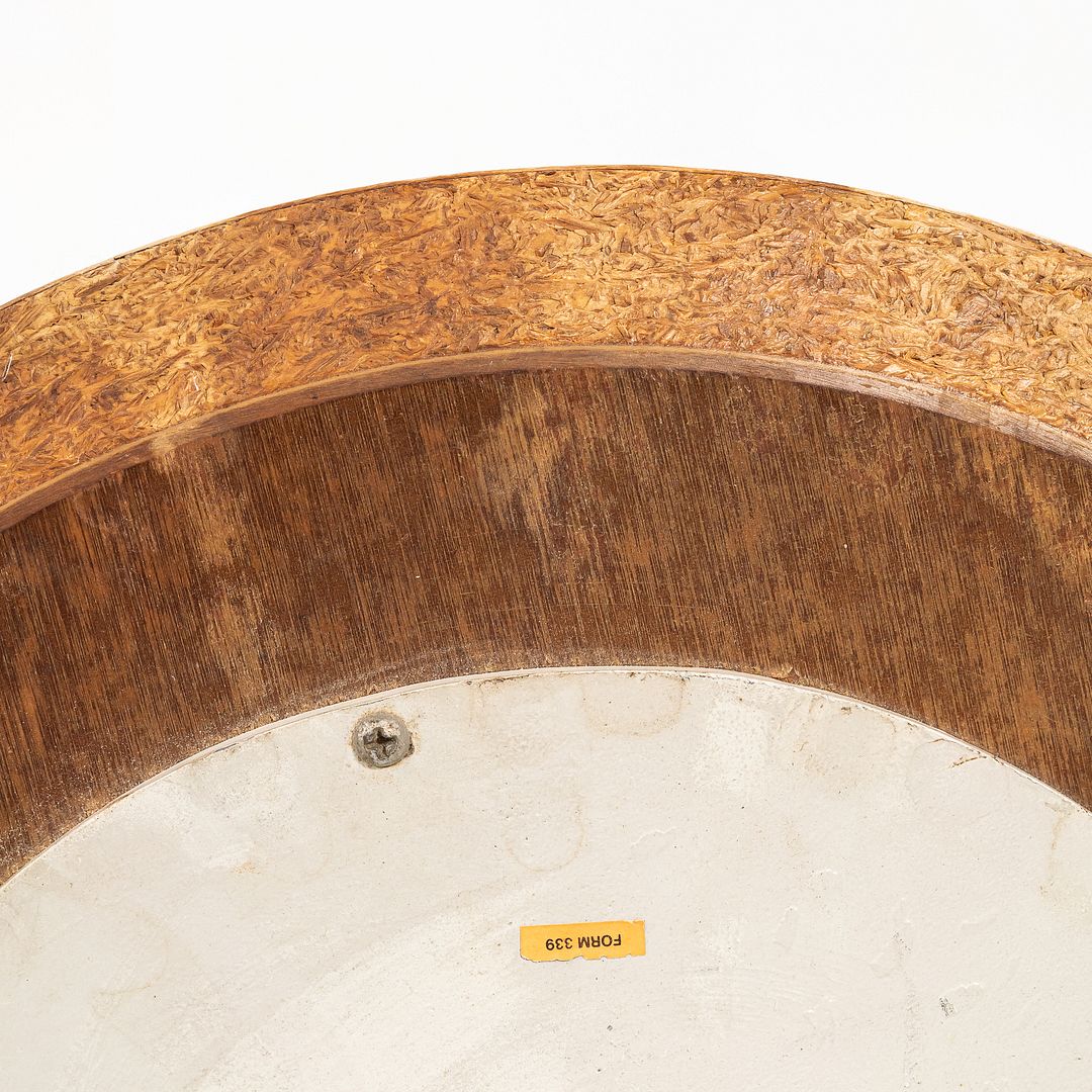 1950s Pedestal Side Table by George Nelson for Herman Miller with Wood Tabletop