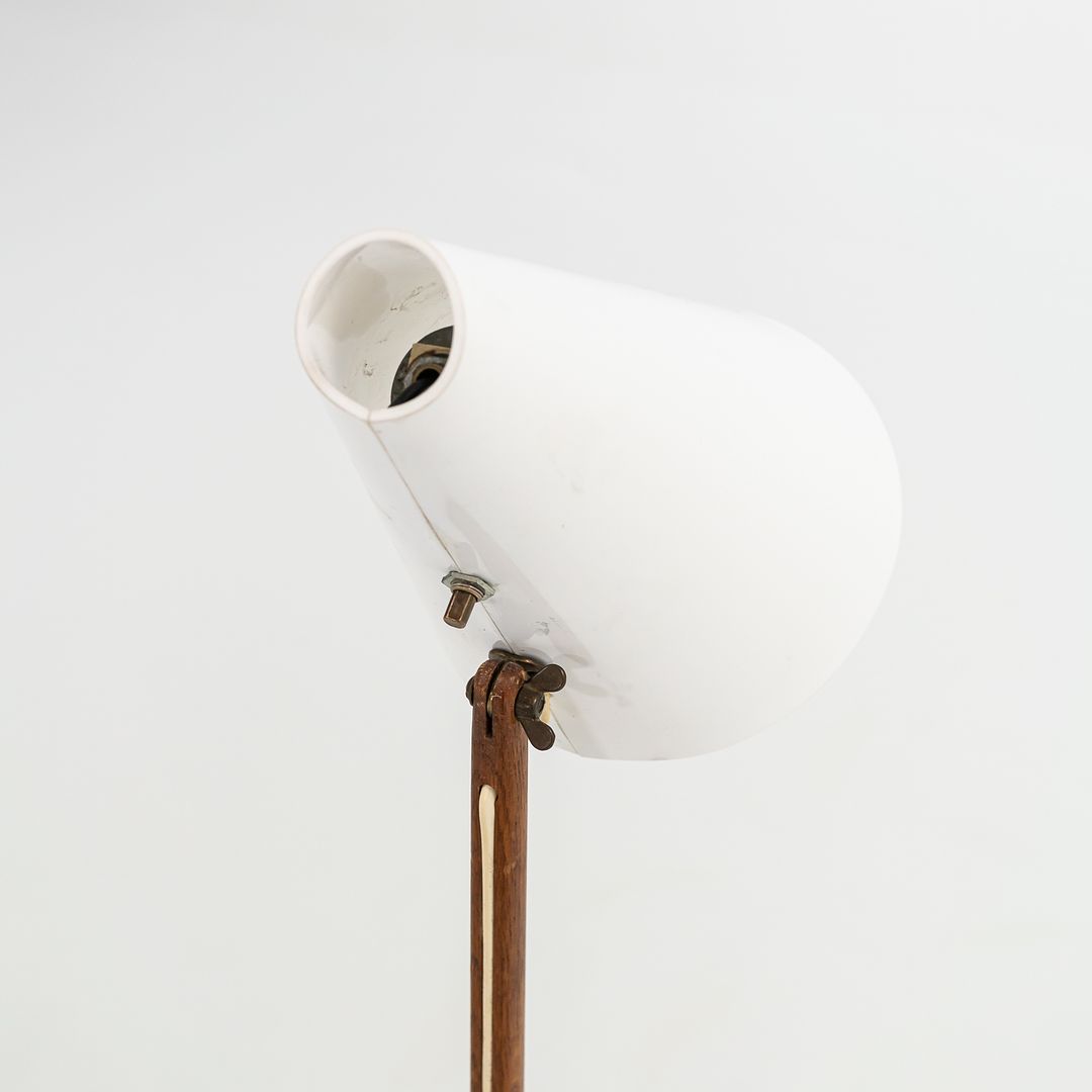 1960S Floor Lamp By Uno and Osten Kristiansson For Luxus in Teak and Acrylic