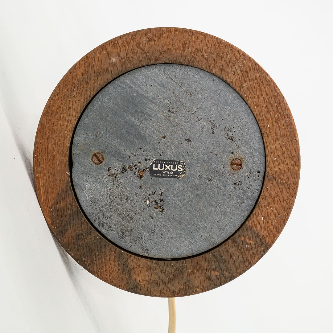 1960S Floor Lamp By Uno and Osten Kristiansson For Luxus in Teak and Acrylic