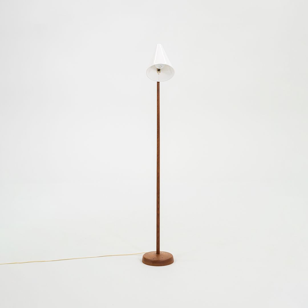 1960S Floor Lamp By Uno and Osten Kristiansson For Luxus in Teak and Acrylic