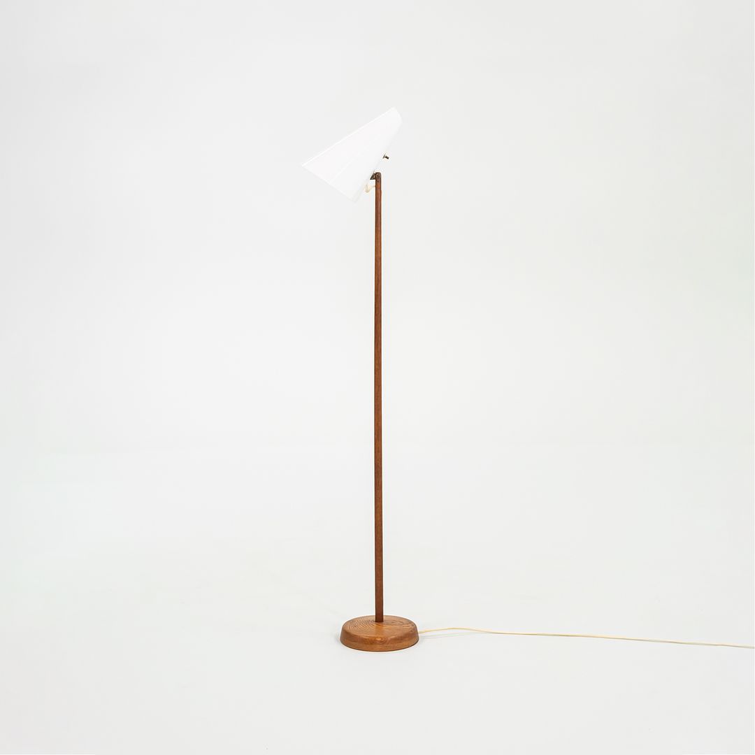 1960S Floor Lamp By Uno and Osten Kristiansson For Luxus in Teak and Acrylic