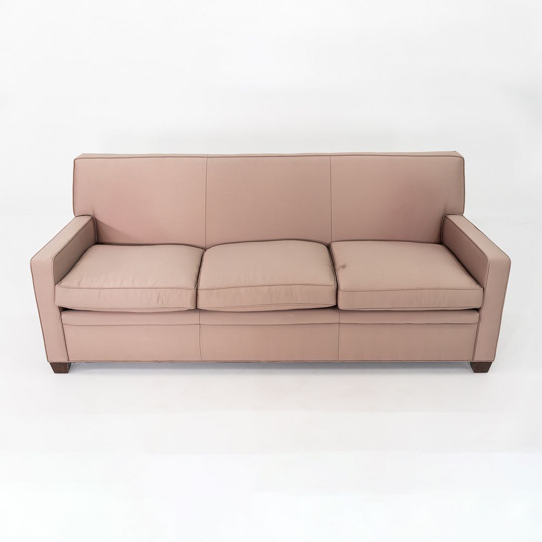 2004 Patrick Naggar for Arc International Three-Seat Twist Sofa in Griege Fabric