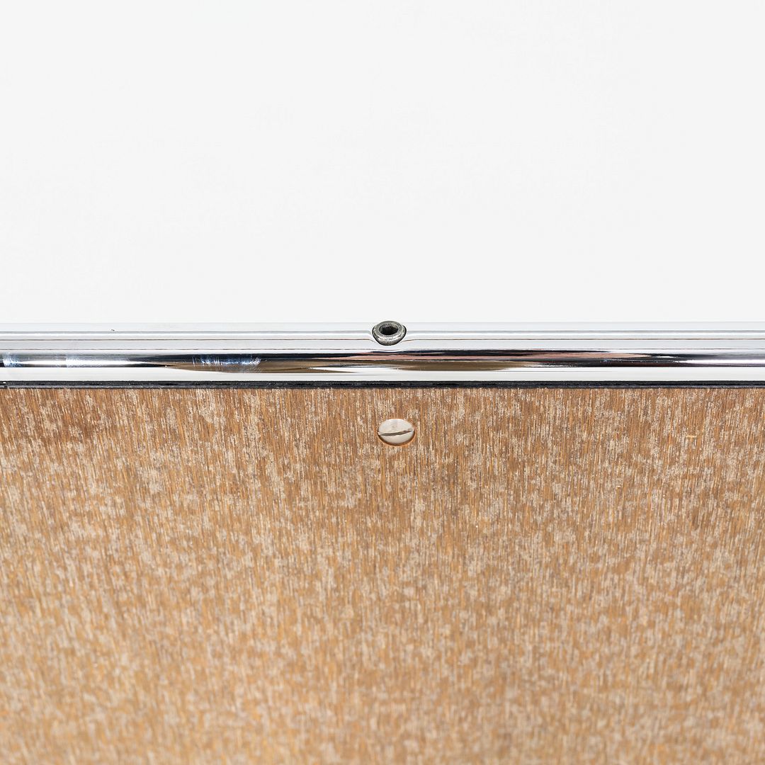 1970s Marcel Breuer for Knoll Laccio Coffee Table with Black Laminate Tabletop