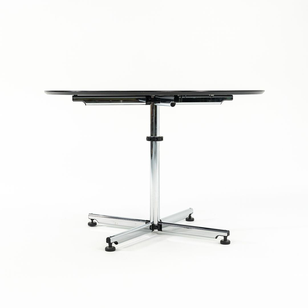 2000s Kitos Table by Fritz Haller for USM Haller in Ebonized Wood 3x Available