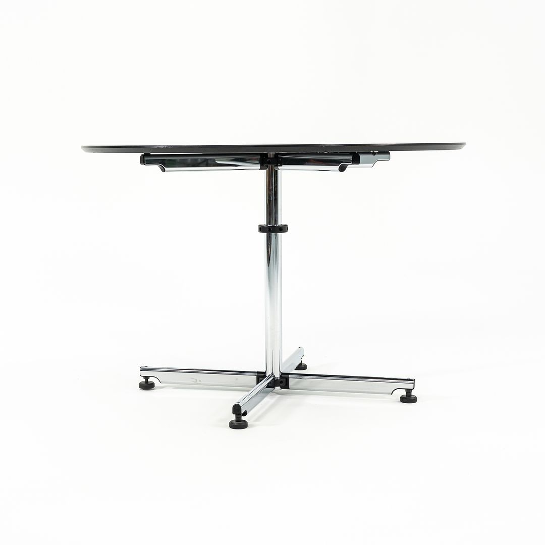 2000s Kitos Table by Fritz Haller for USM Haller in Ebonized Wood 3x Available