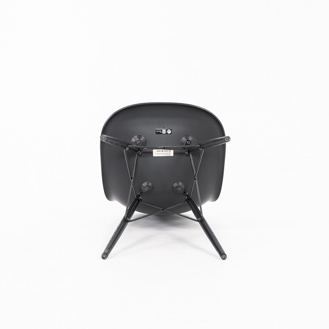 2019 DSW Side Chair with Dowel Base by Charles and Ray Eames for Herman Miller in Ebonized Wood 1x Available