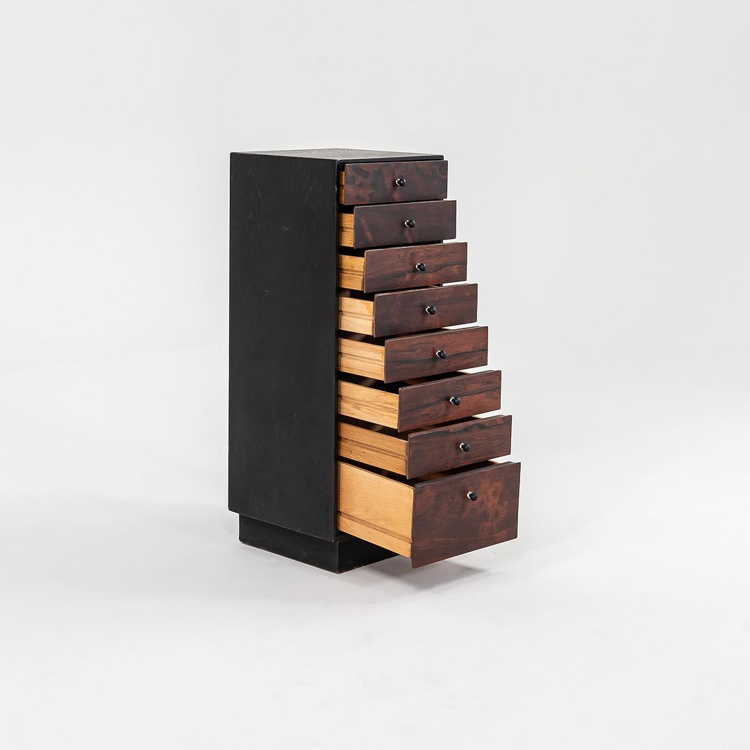 1960s David Parmelee for Founders Rosewood Cabinet with Eight Drawers 15x14x36