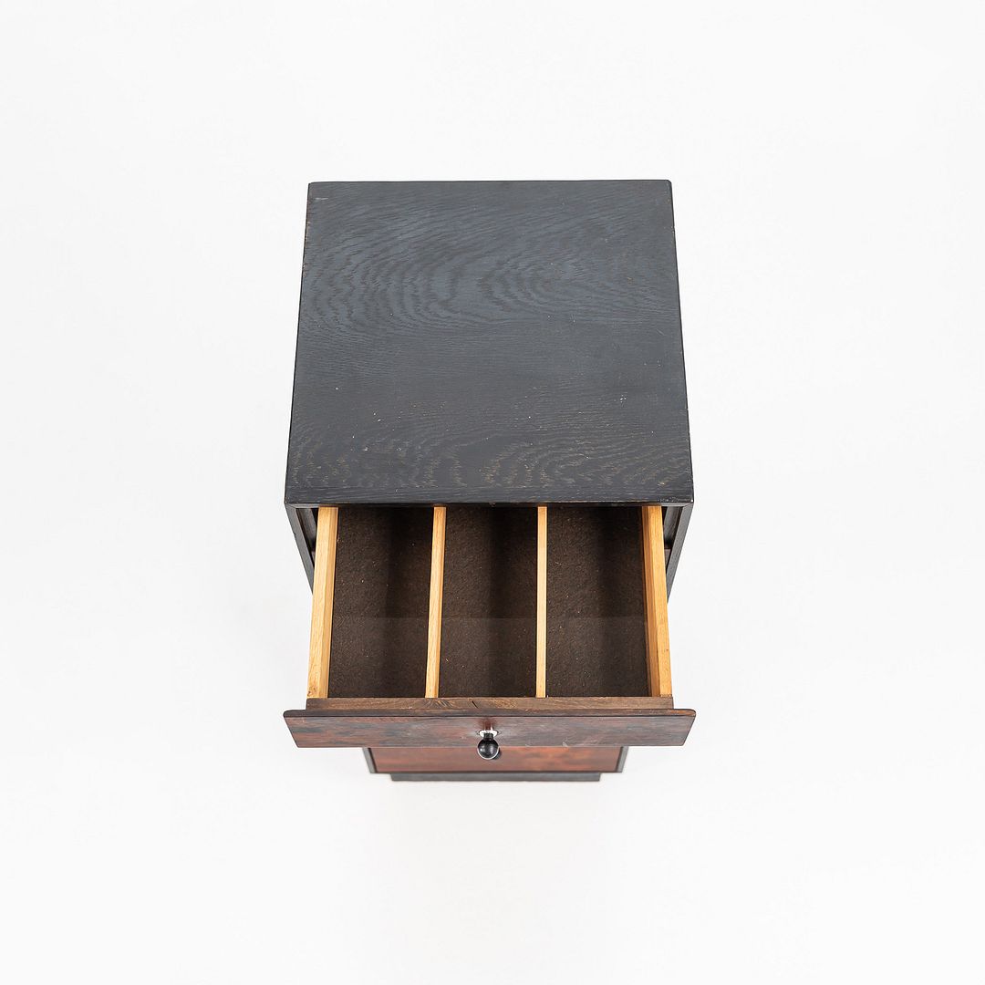 1960s David Parmelee for Founders Rosewood Cabinet with Eight Drawers 15x14x36