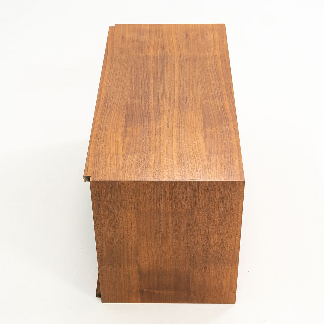 SOLD 1960s Royal System Walnut Basketweave Modular Cabinets by Poul Cadovius 2x Avail