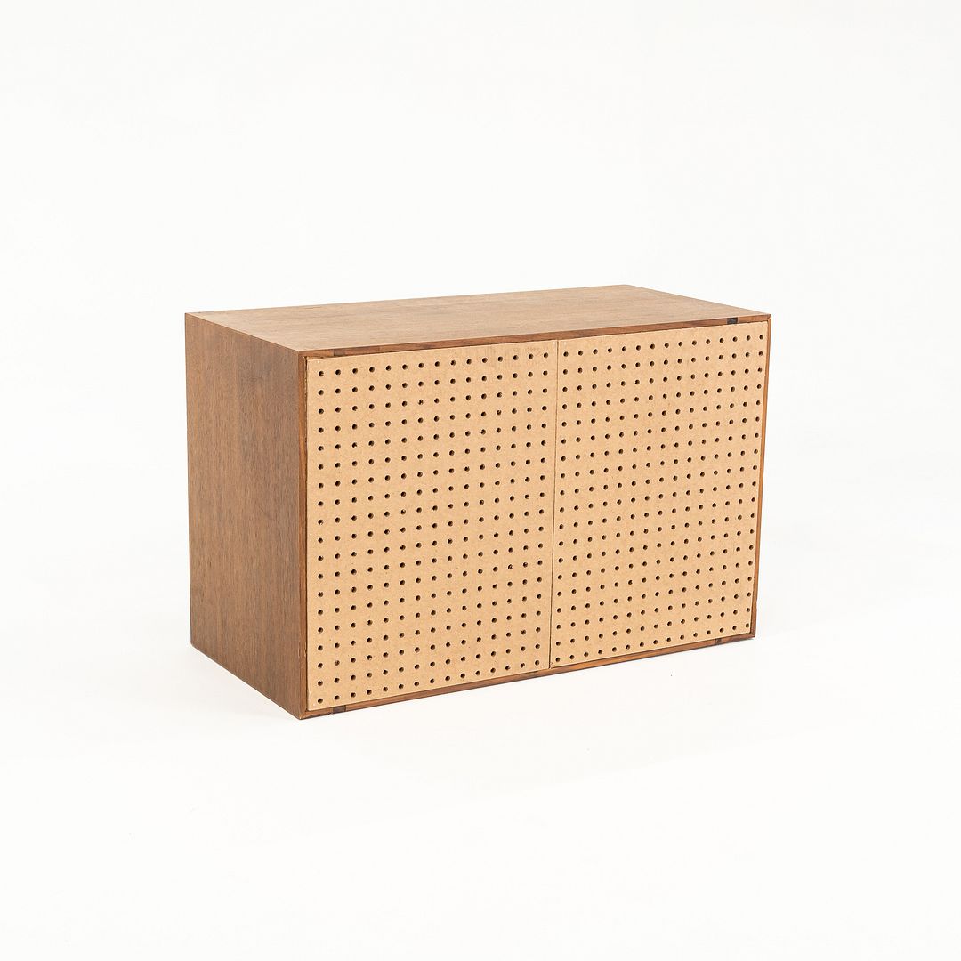 SOLD 1960s Royal System Walnut Basketweave Modular Cabinets by Poul Cadovius 2x Avail