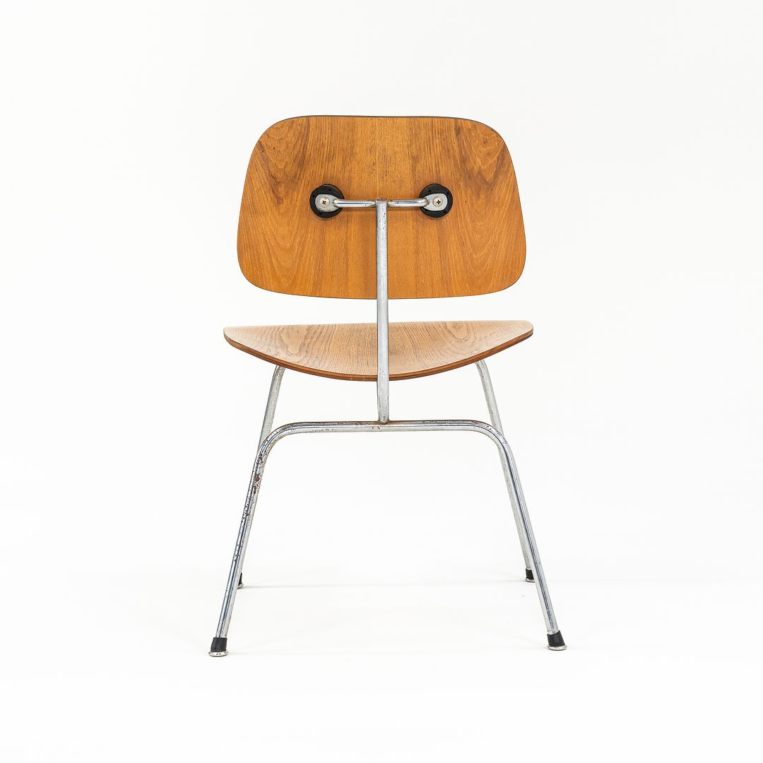 1955 DCM Chair by Ray and Charles Eames for Herman Miller in Calico Ash