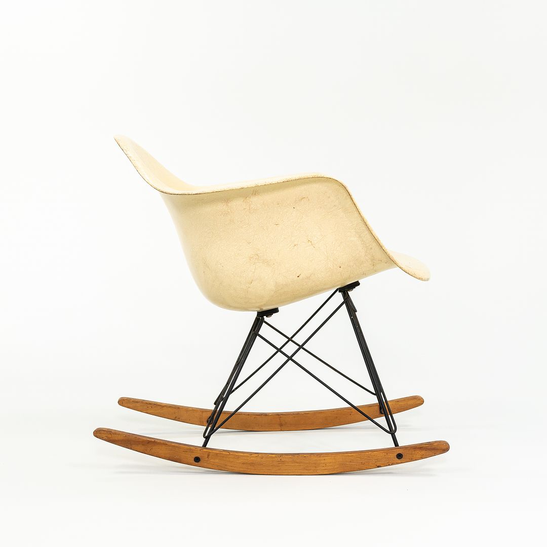 1956 Herman Miller RAR Rocking Chair by Ray and Charles Eames for Herman Miller in Fiberglass
