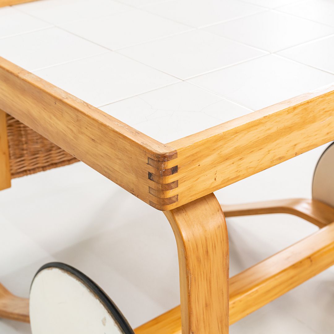 1950s Alvar Aalto Tea Trolley / Cart Table 900 By Aino And Alvar Aalto For Artek