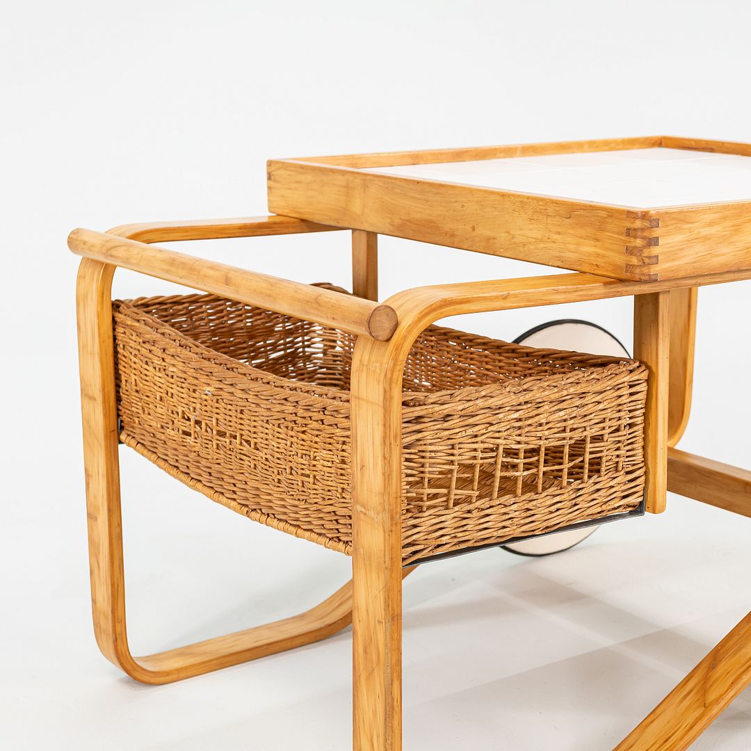 1950s Alvar Aalto Tea Trolley / Cart Table 900 By Aino And Alvar Aalto For Artek