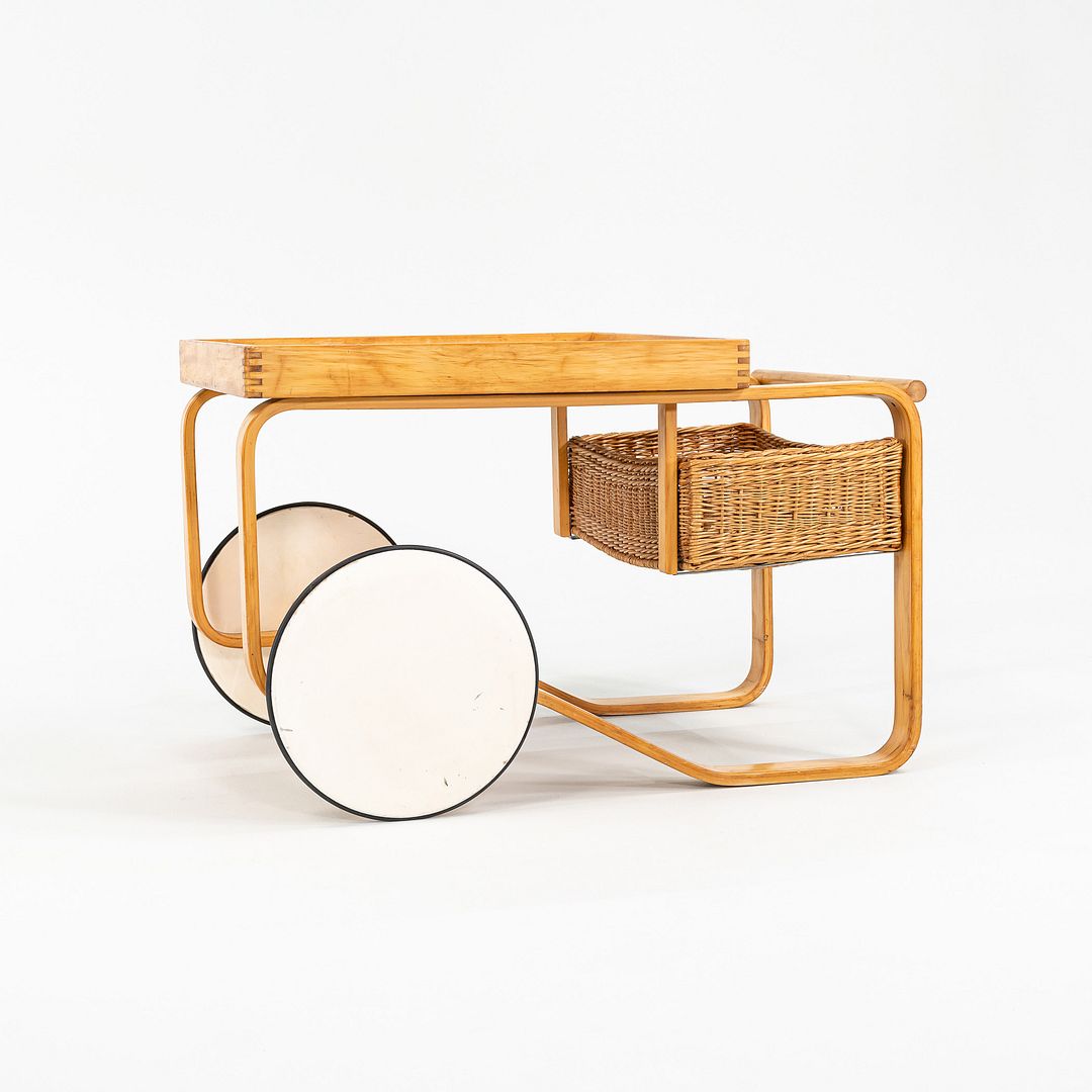 1950s Alvar Aalto Tea Trolley / Cart Table 900 By Aino And Alvar Aalto For Artek