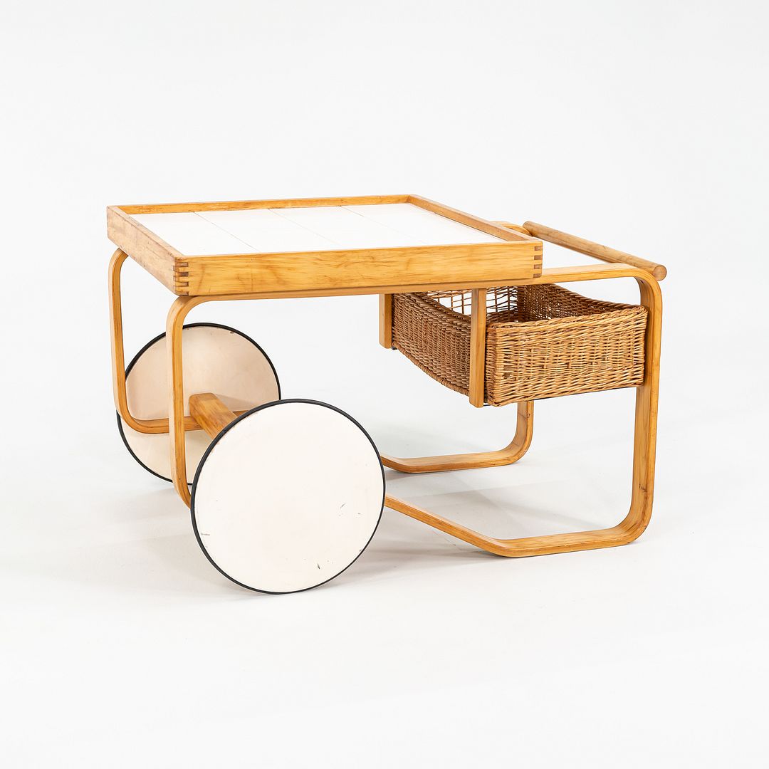 1950s Alvar Aalto Tea Trolley / Cart Table 900 By Aino And Alvar Aalto For Artek