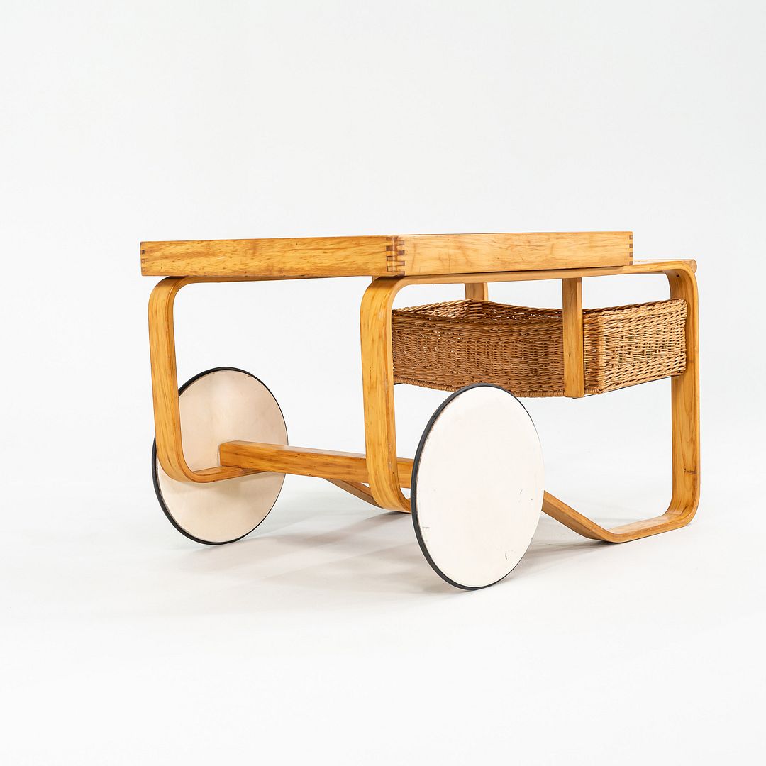 1950s Alvar Aalto Tea Trolley / Cart Table 900 By Aino And Alvar Aalto For Artek