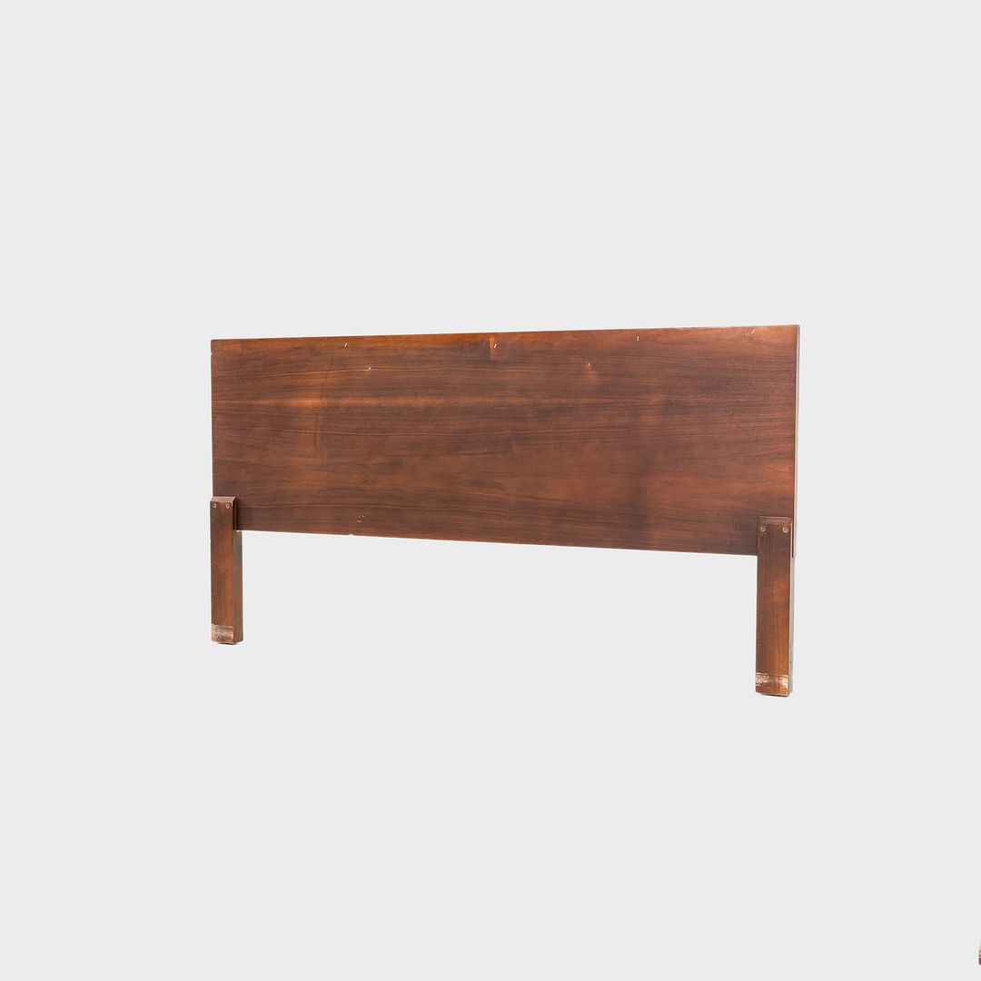 1950s Thin-Edge Queen Headboard, Model 4909 By George Nelson For Herman Miller in Walnut