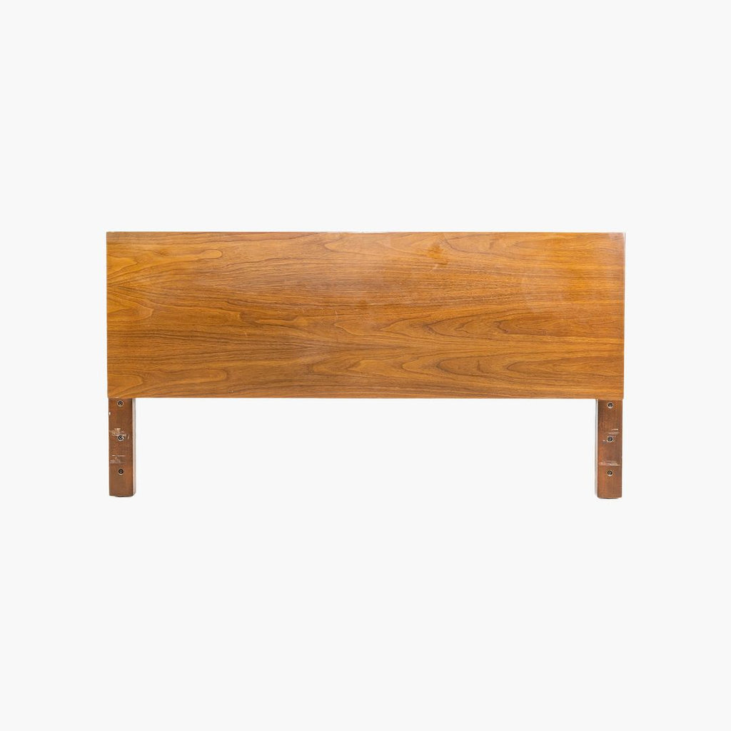 1950s Thin-Edge Queen Headboard, Model 4909 By George Nelson For Herman Miller in Walnut