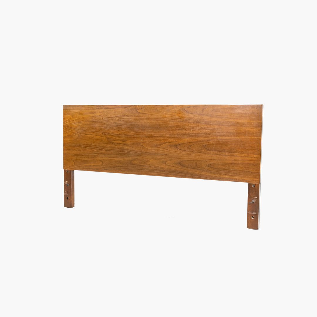 1950s Thin-Edge Queen Headboard, Model 4909 By George Nelson For Herman Miller in Walnut