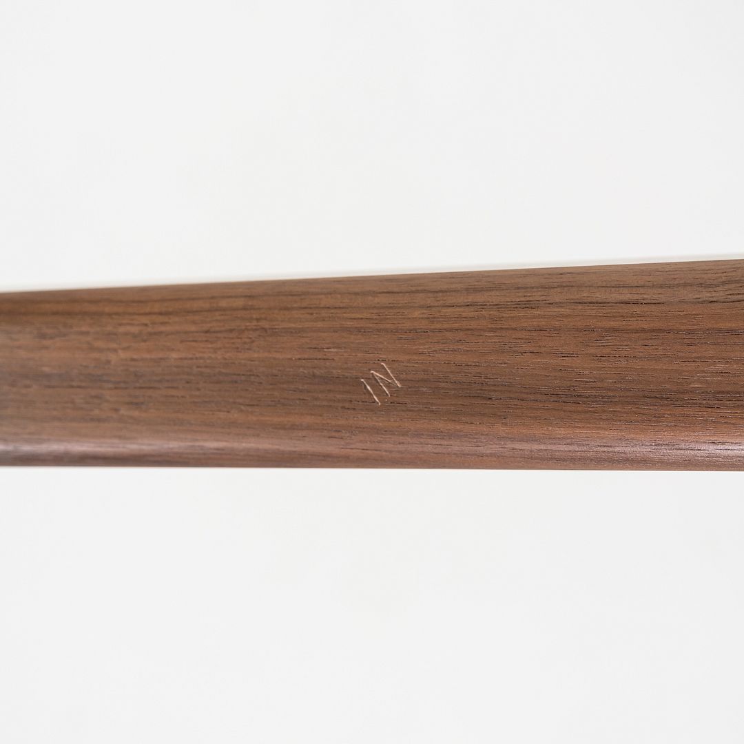 SOLD 2010s Isamu Noguchi for Herman Miller IN-50 Coffee Table in Walnut w/ Glass Top