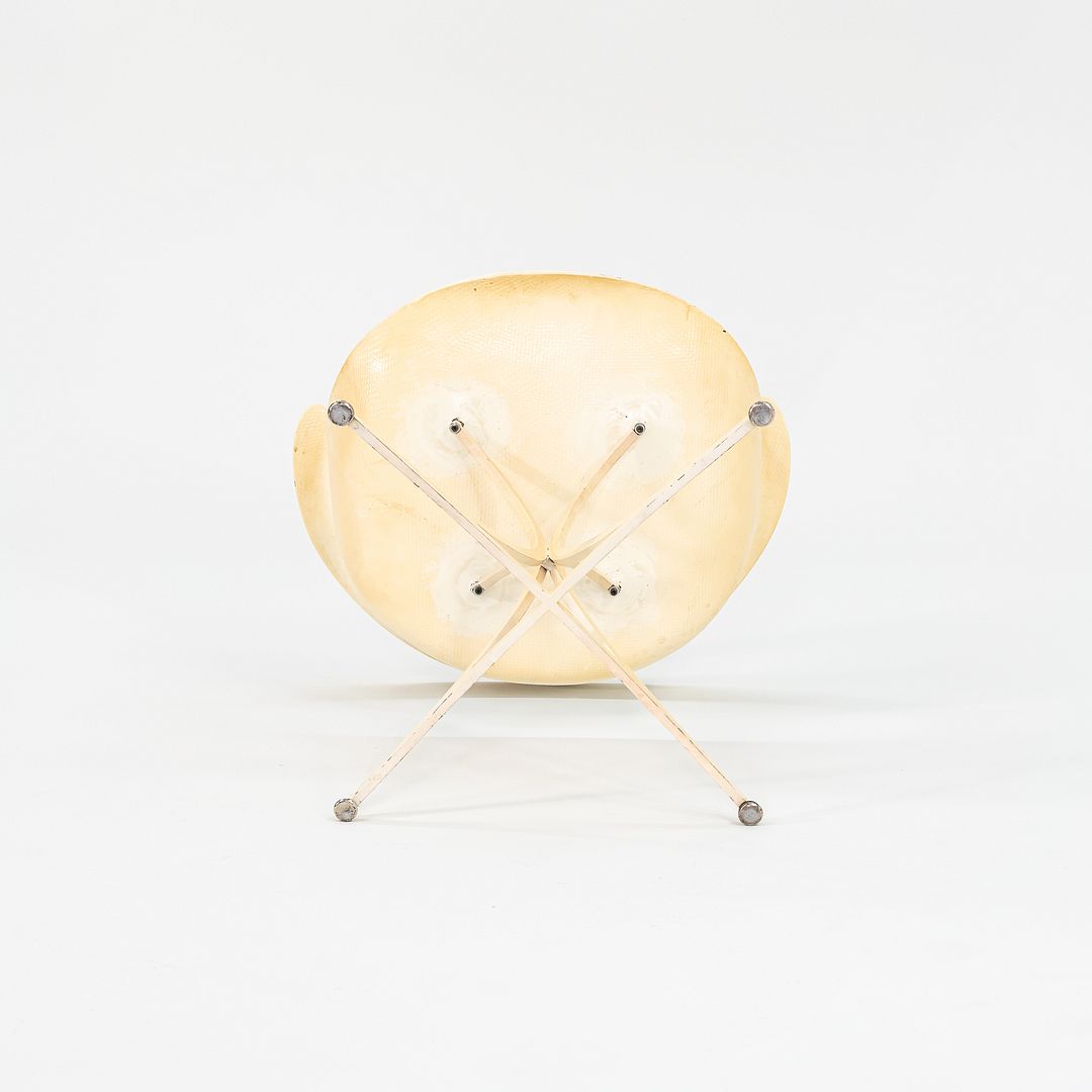 1950s Pair of Lotus Chairs, Model 115-LF by Estelle and Erwine Laverne for Laverne Originals in White