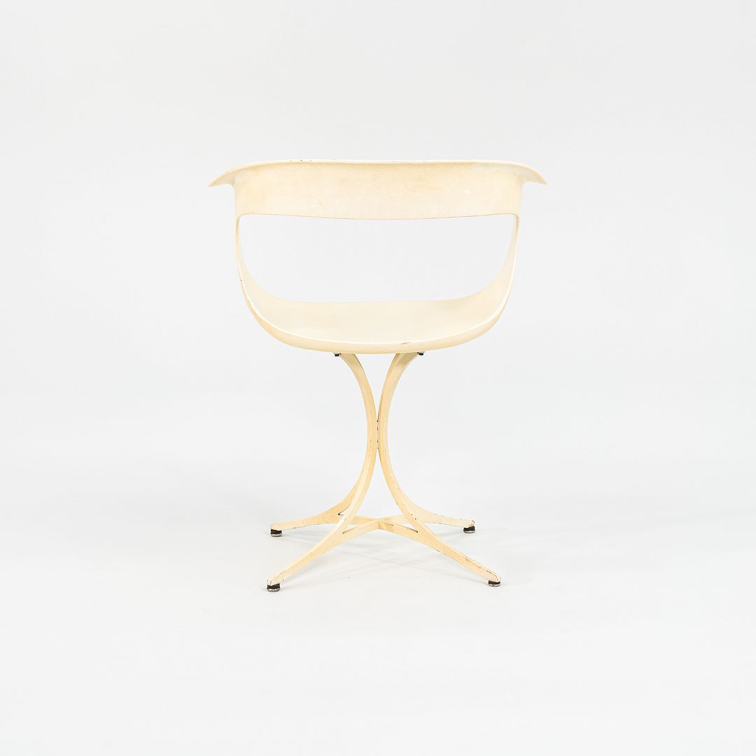 1950s Pair of Lotus Chairs, Model 115-LF by Estelle and Erwine Laverne for Laverne Originals in White