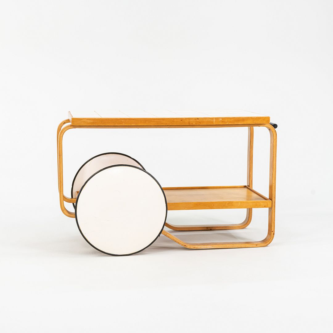 1950s Tea Trolley / Cart Table Model 901 by Aino and Alvar Aalto for Artek