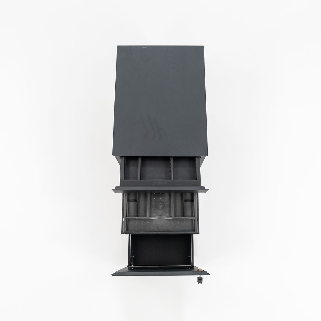 2010s Arik Levy for Vitra ABS Pedestal Office File Cabinets in Grey 14x Available