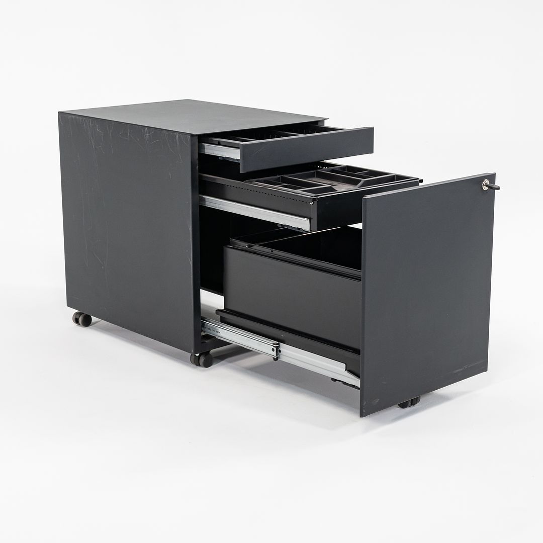 2010s Arik Levy for Vitra ABS Pedestal Office File Cabinets in Grey 14x Available