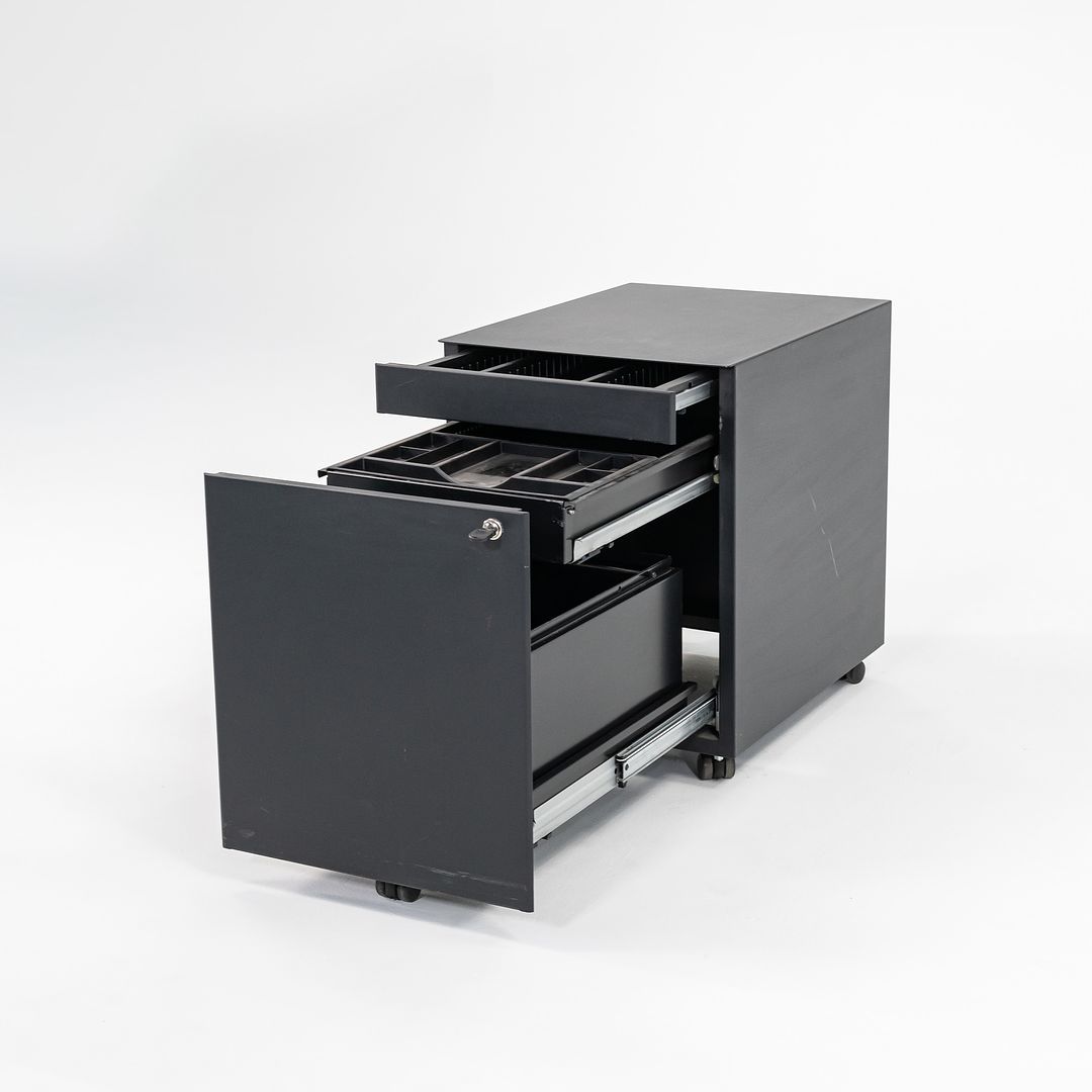 2010s Arik Levy for Vitra ABS Pedestal Office File Cabinets in Grey 14x Available