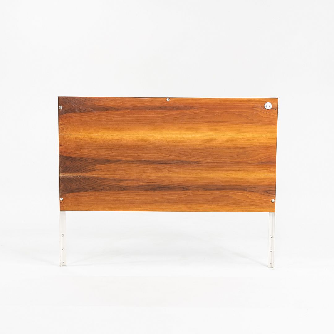 1950s Pair of Walnut and Steel Headboards by George Nelson for Herman Miller