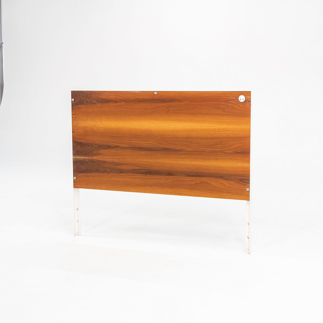 1950s Pair of Walnut and Steel Headboards by George Nelson for Herman Miller