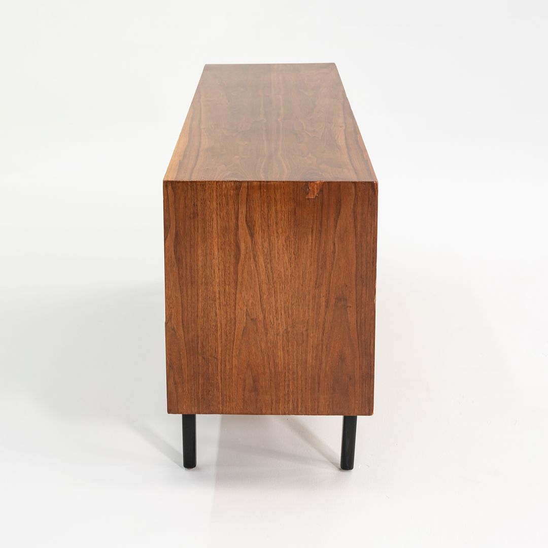 1970s Six Drawer Credenza Cabinet by Jack Cartwright for Founders in Walnut