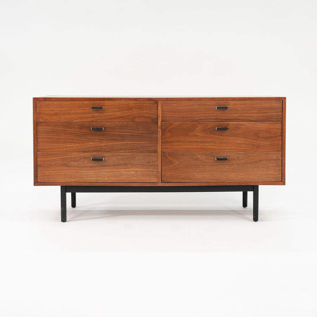 1970s Six Drawer Credenza Cabinet by Jack Cartwright for Founders in Walnut