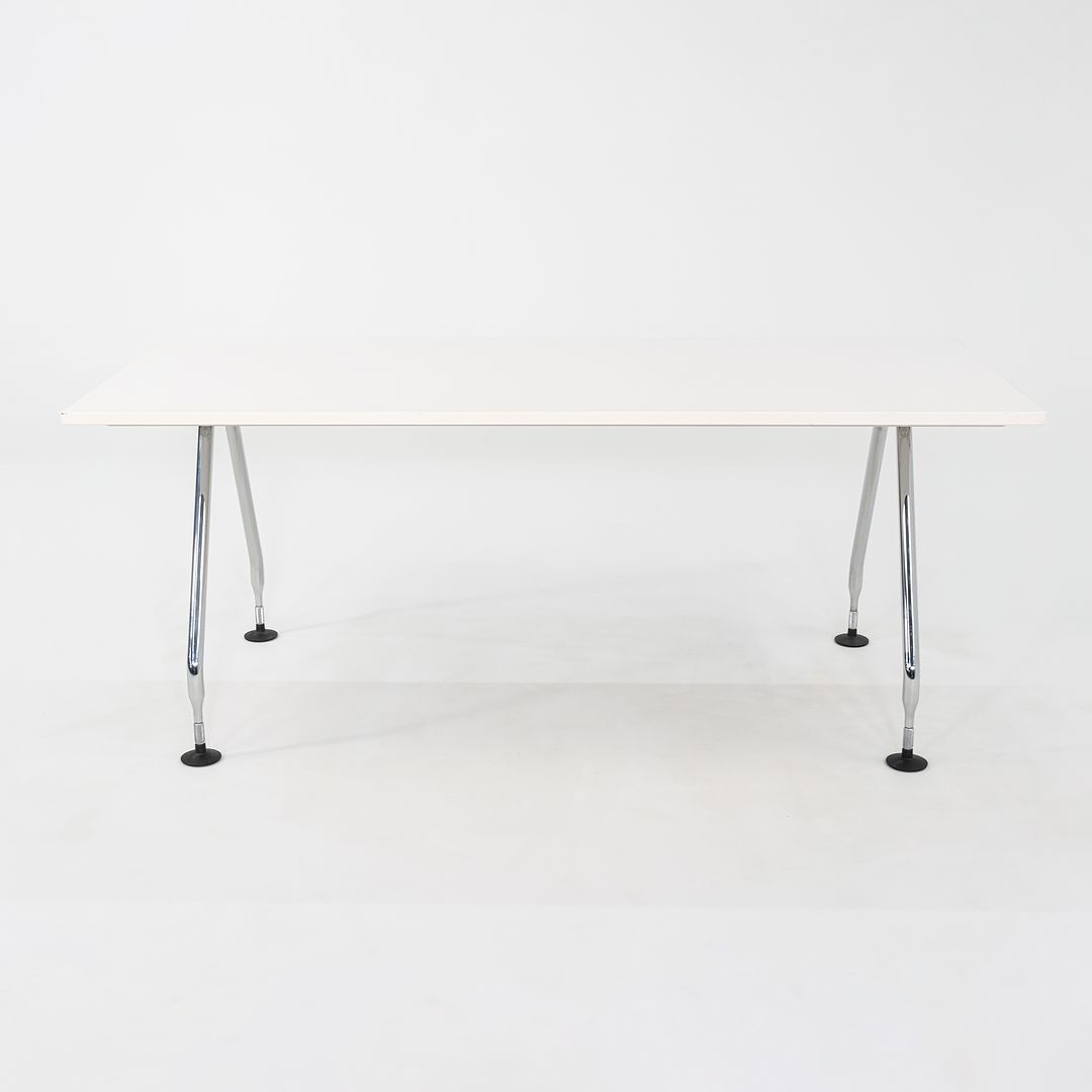 2007 Antonio Citterio for Vitra Ad Hoc Desk With White Laminate Tops 70x32 in 1x Available