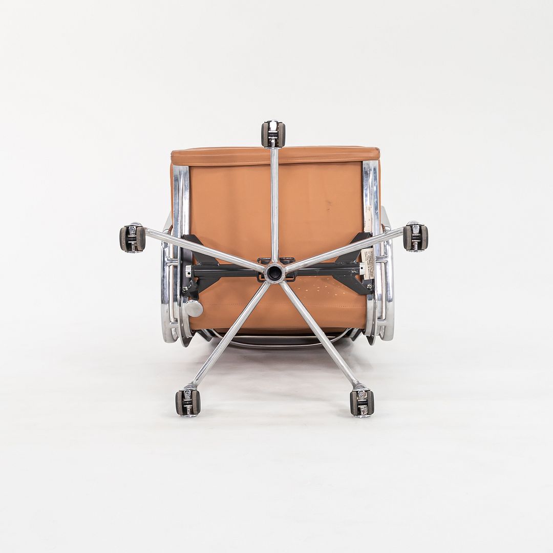 2004 Soft Pad Executive Desk Chair by Charles and Ray Eames for Herman Miller in Dark Tan Leather 5x Available