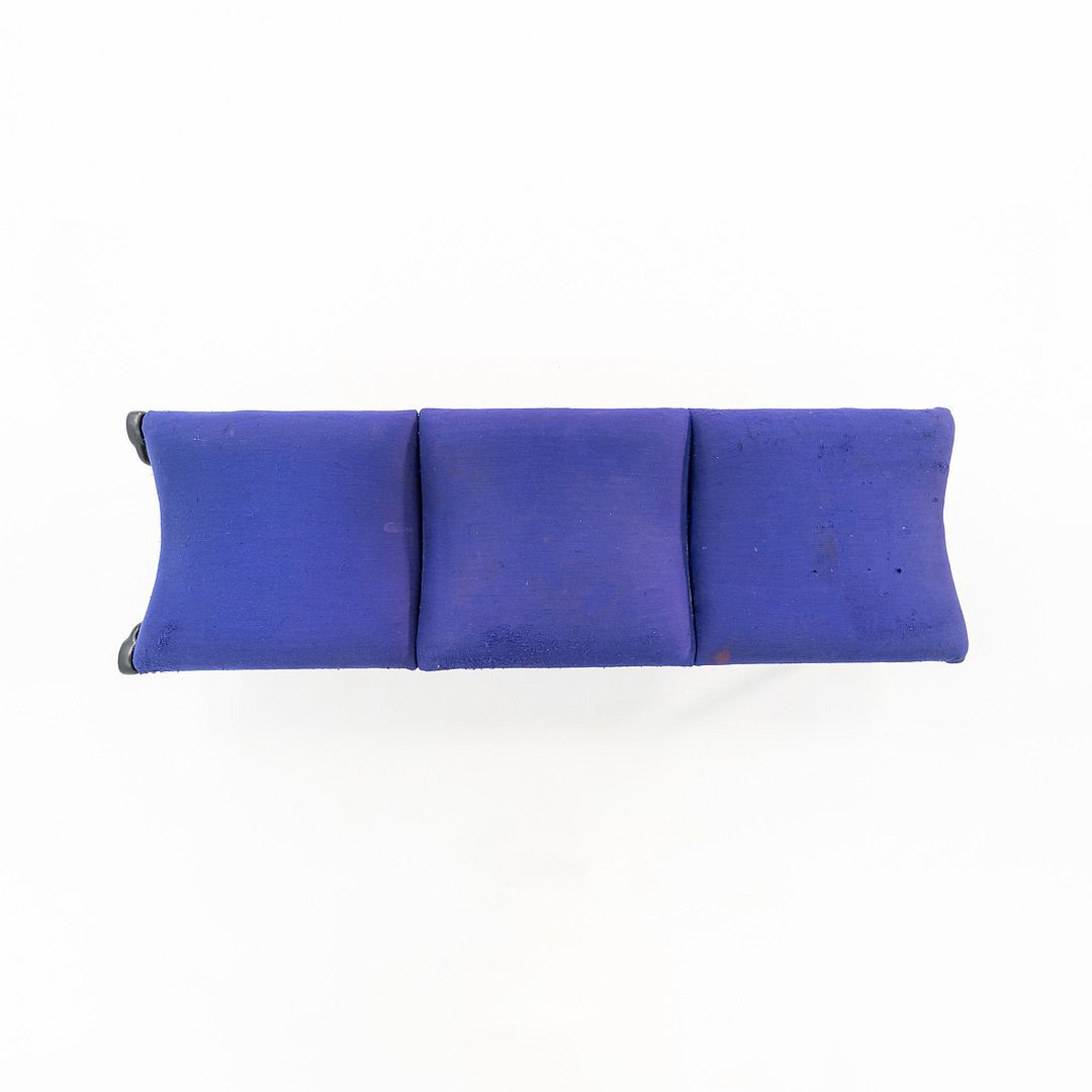 1970s Three Seat Bench by Bruce Hannah and Andrew Morrison for Knoll in Fabric