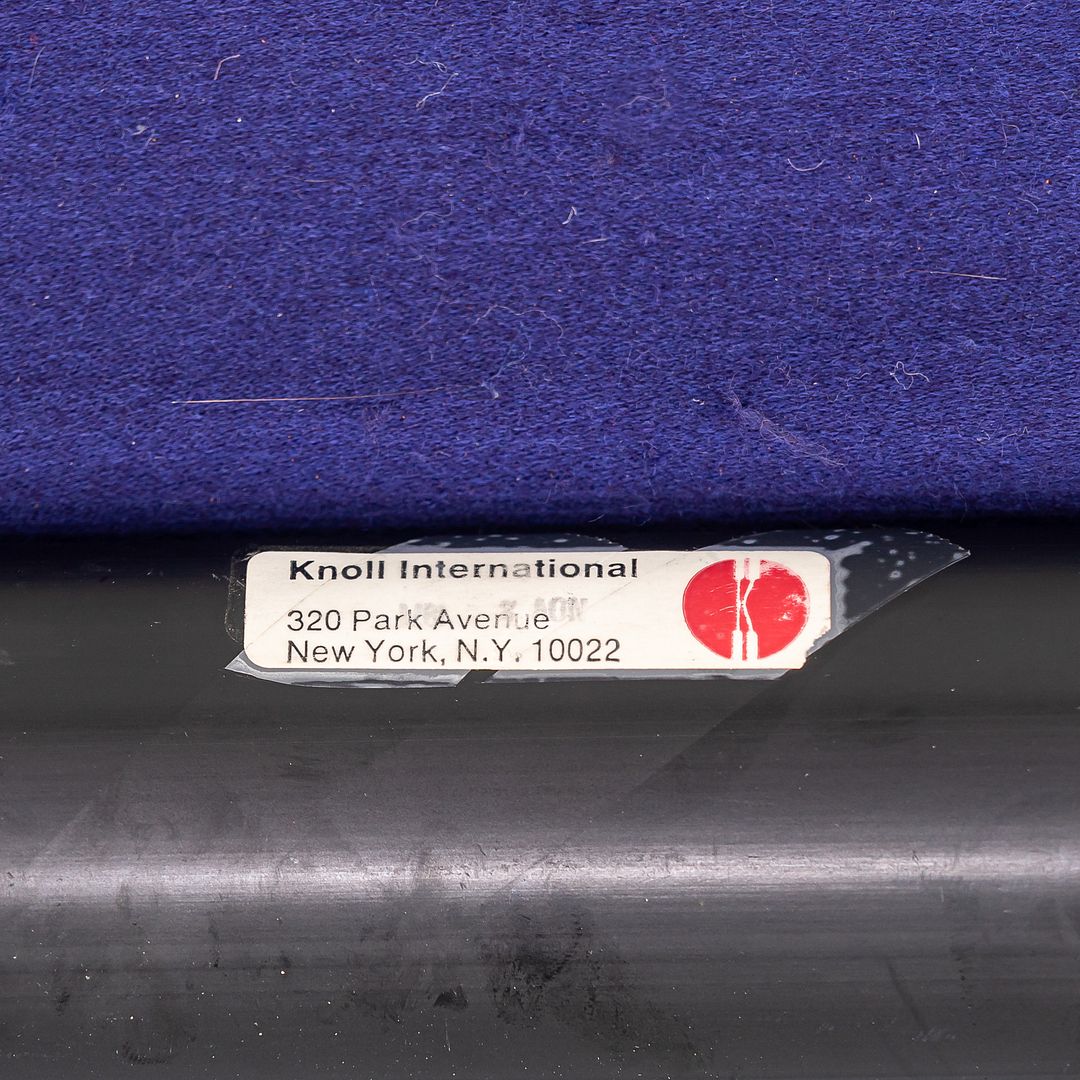 1970s Three Seat Bench by Bruce Hannah and Andrew Morrison for Knoll in Fabric