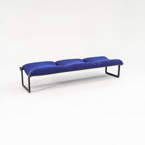 1970s Three Seat Bench by Bruce Hannah and Andrew Morrison for Knoll in Fabric