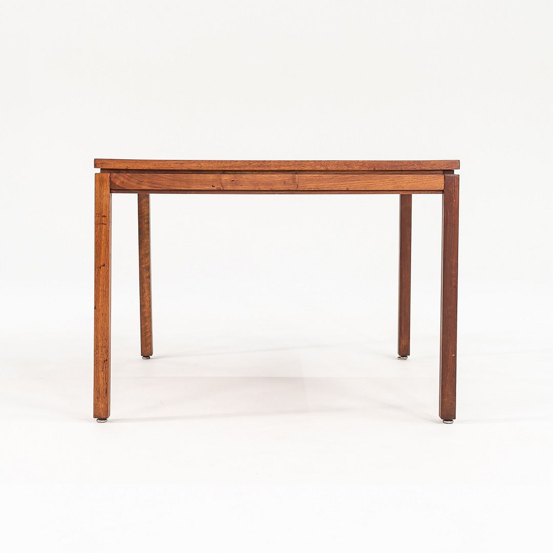 1960s Walnut Side / End Table Attributed to Jens Risom 30 x 30 x 22 inches