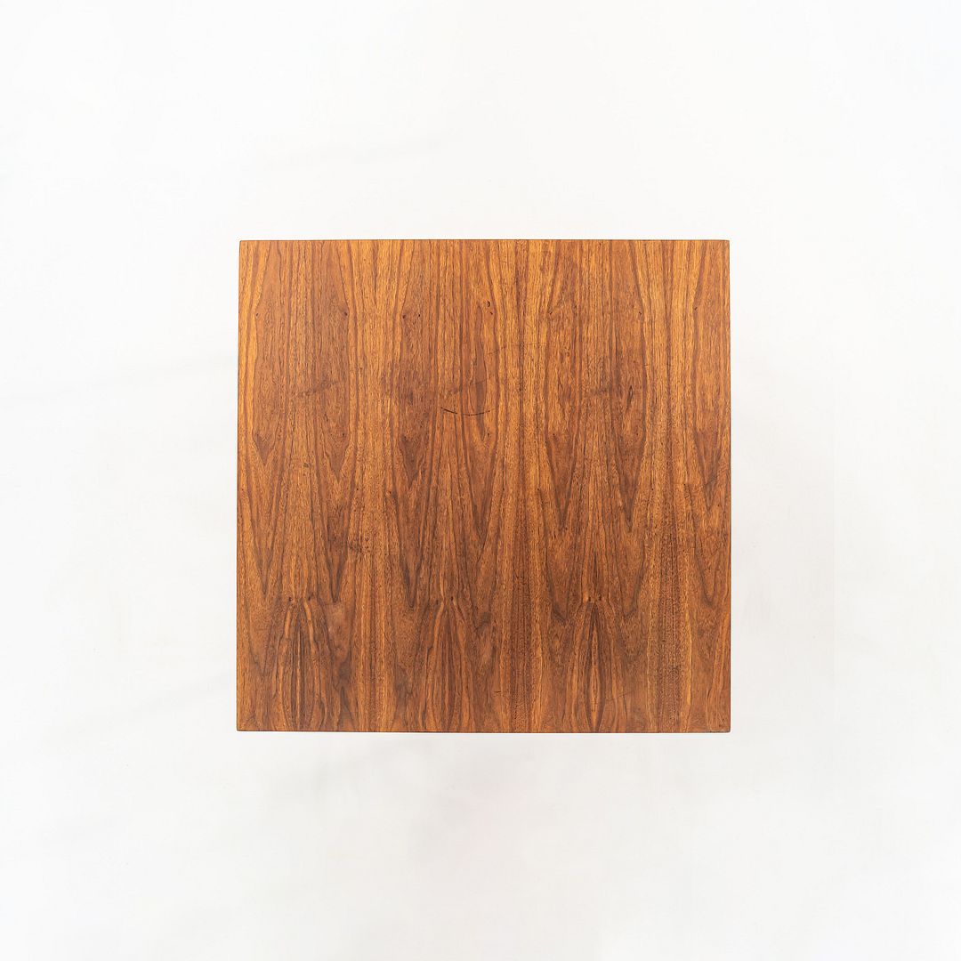 1960s Walnut Side / End Table Attributed to Jens Risom 30 x 30 x 22 inches