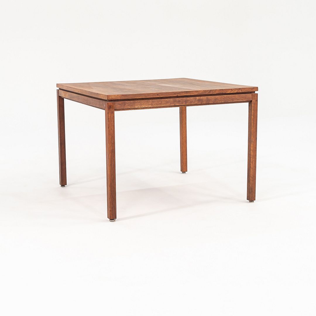 1960s Walnut Side / End Table Attributed to Jens Risom 30 x 30 x 22 inches
