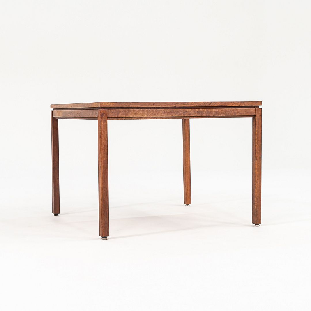 1960s Walnut Side / End Table Attributed to Jens Risom 30 x 30 x 22 inches