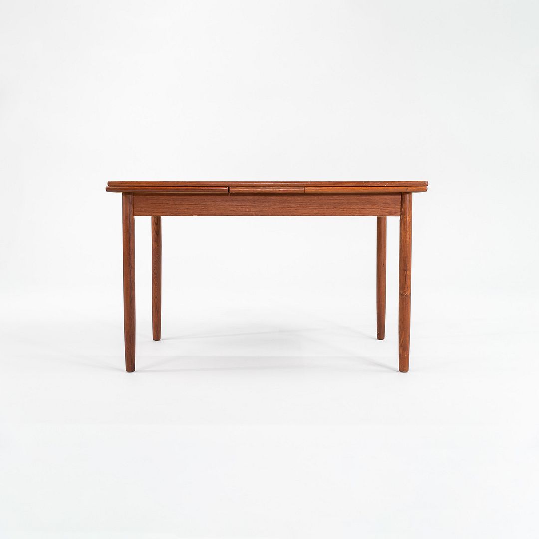 1985 Danish Teak Extension Dining Table in Ansager Mobler Style in Solid Teak