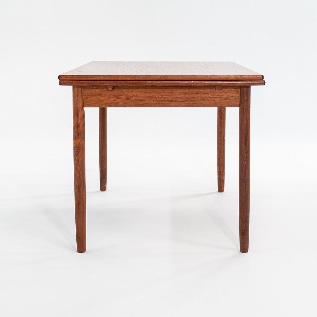 1985 Danish Teak Extension Dining Table in Ansager Mobler Style in Solid Teak