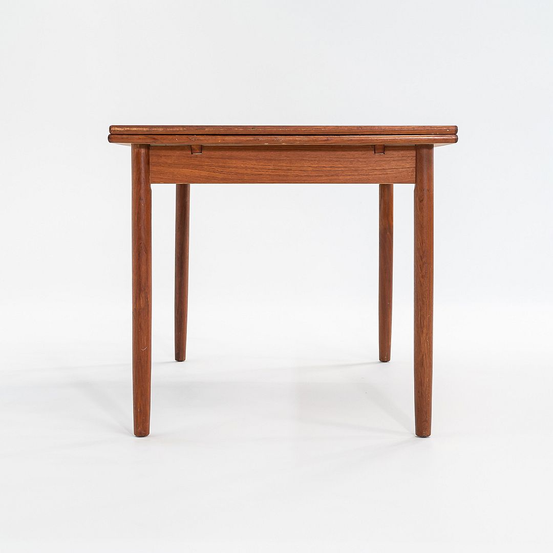 1985 Danish Teak Extension Dining Table in Ansager Mobler Style in Solid Teak