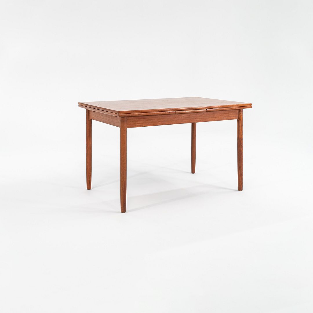 1985 Danish Teak Extension Dining Table in Ansager Mobler Style in Solid Teak