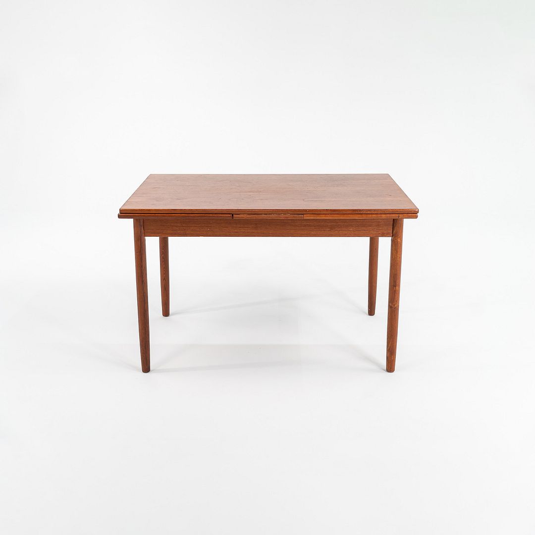 1985 Danish Teak Extension Dining Table in Ansager Mobler Style in Solid Teak